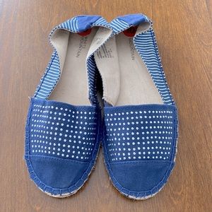 NEW Blue Espadrille Flats